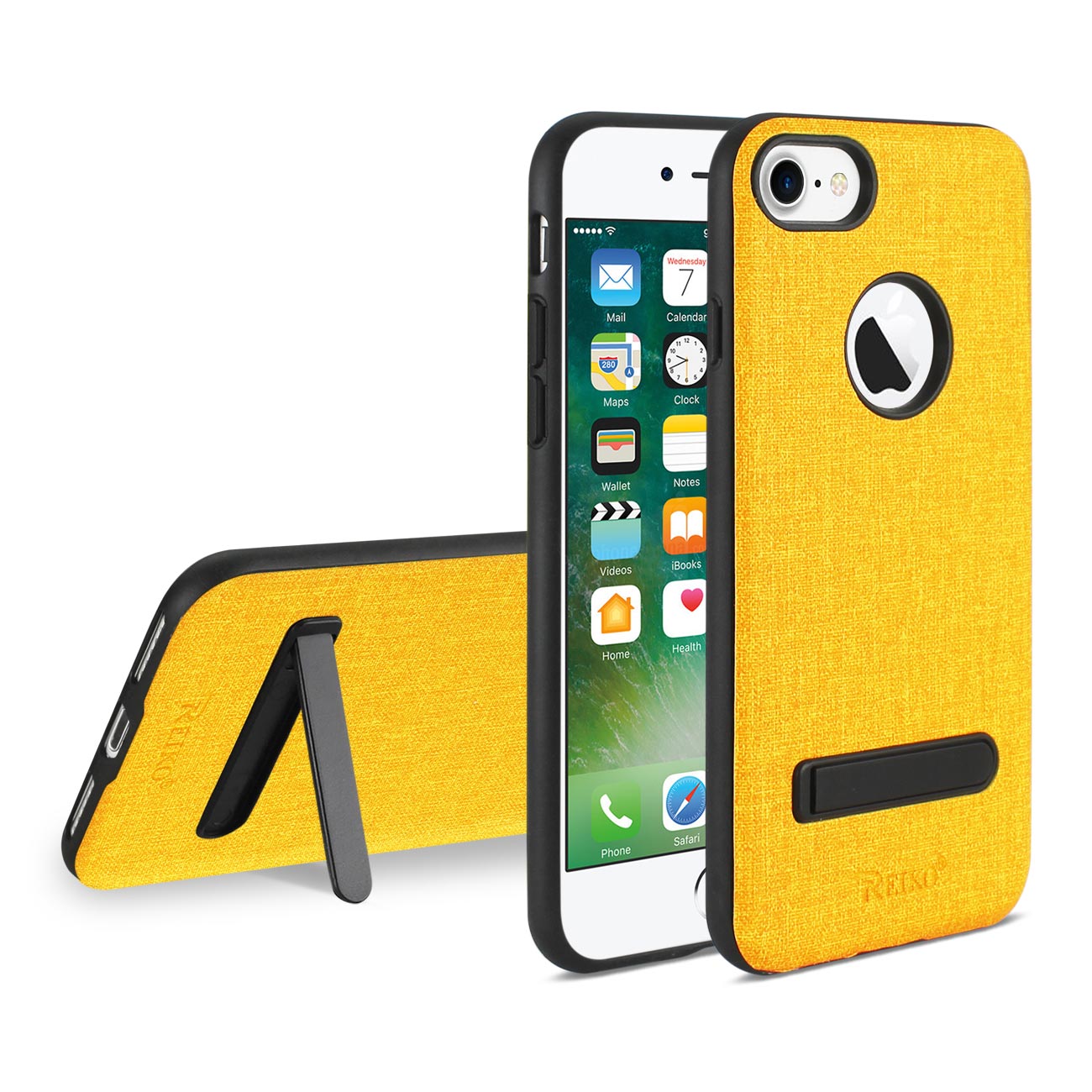 iPhone 7/8/SE2 DENIM TEXTURE TPU PROTECTOR COVER IN YELLOW