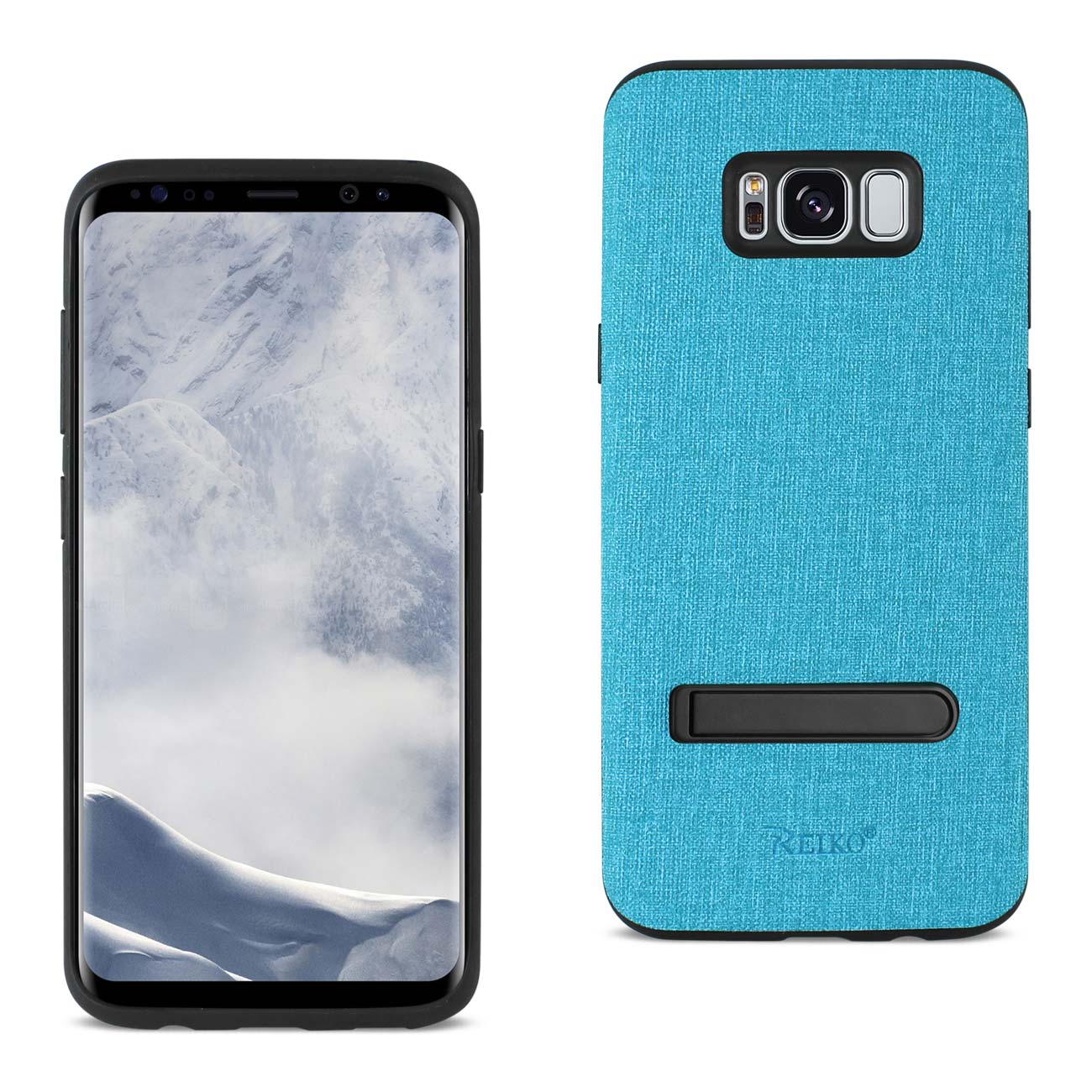 Samsung Galaxy S8/ SM Denim Texture TPU Protector Cover In Blue