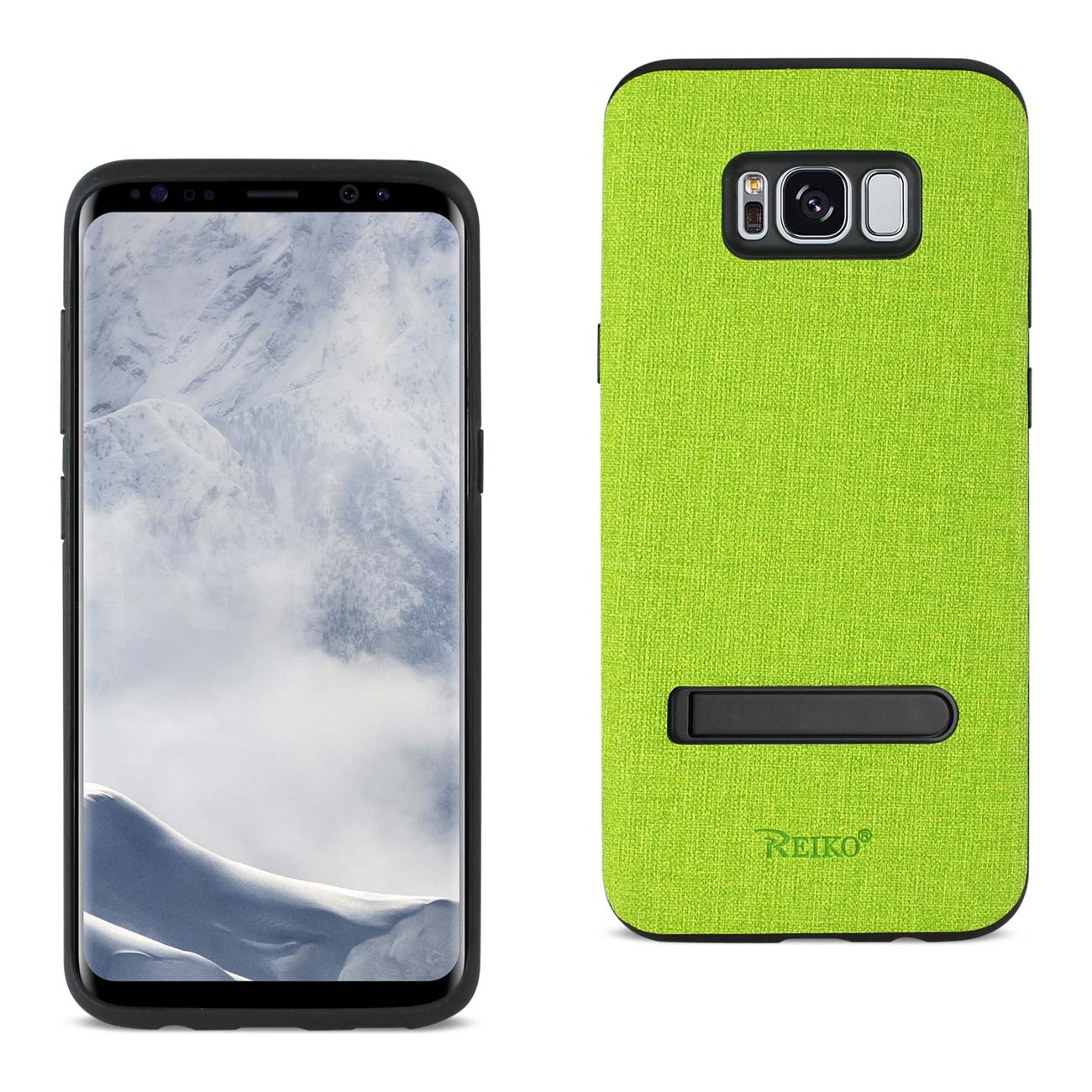 Samsung Galaxy S8/ SM Denim Texture TPU Protector Cover In Green