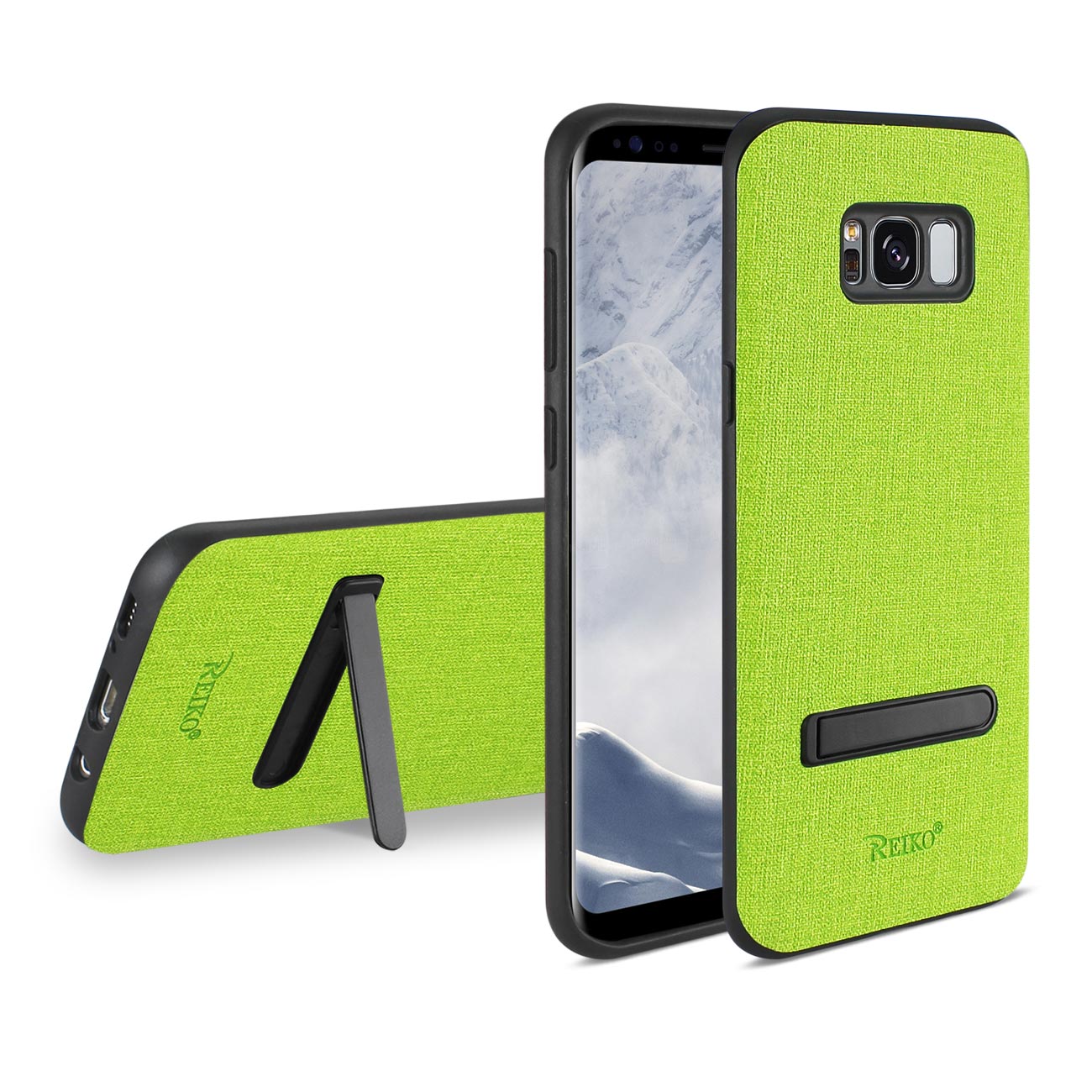 Samsung Galaxy S8/ SM Denim Texture TPU Protector Cover In Green