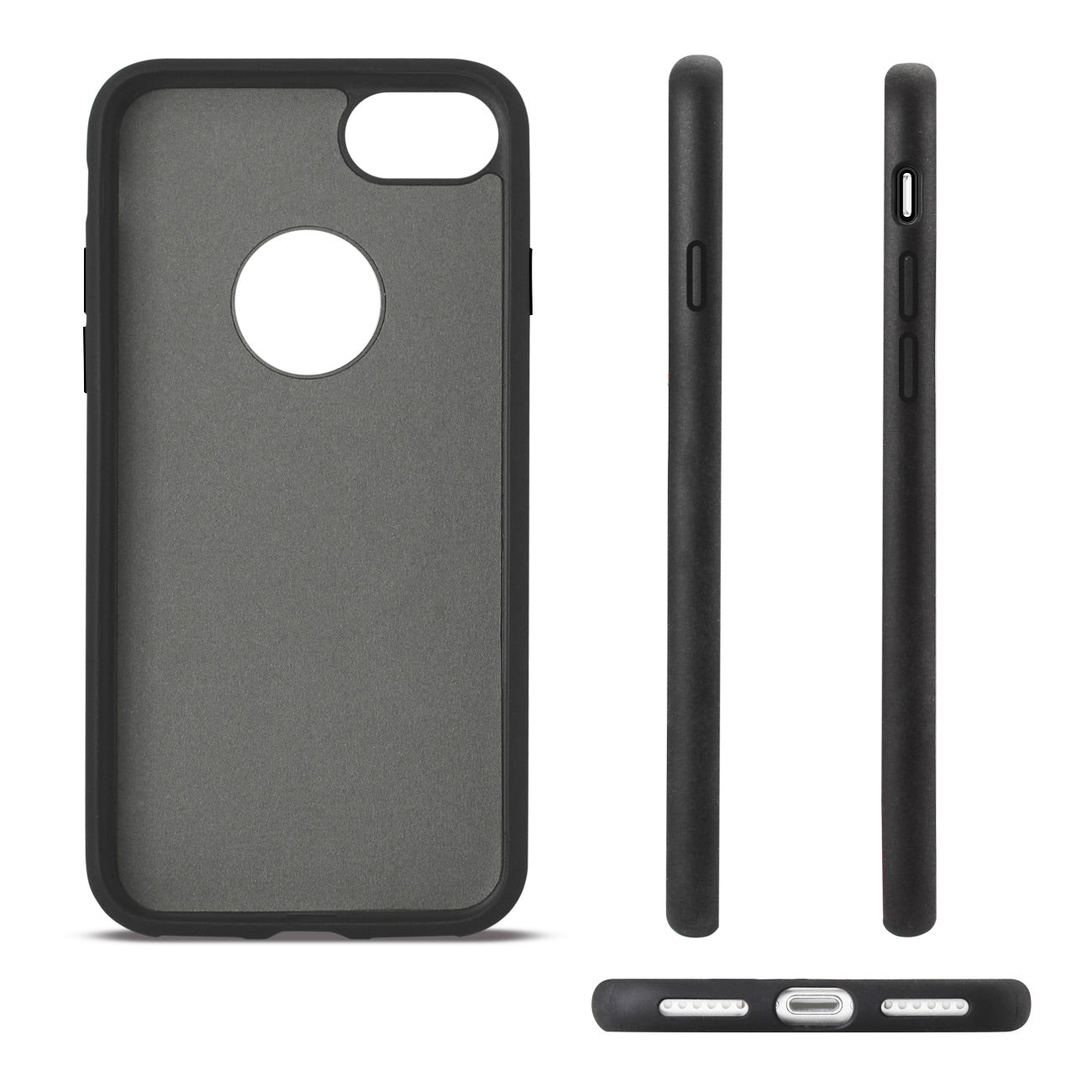 Cover Protector Texture Anti-Slip Card Slot iPhone 7/ 8/ SE2 Gray Color