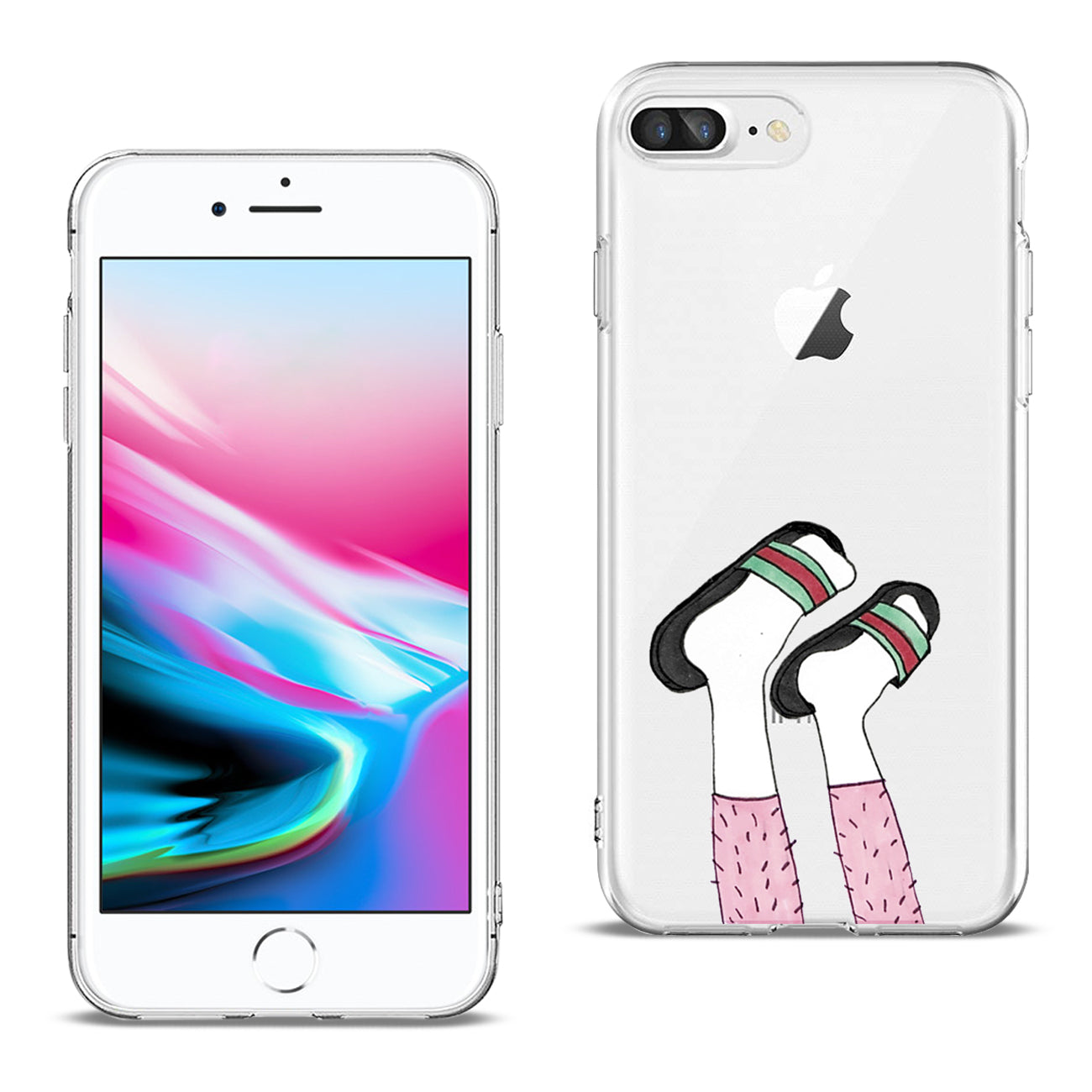 Case Air Cushion With Feet Design Apple iPhone 8 Plus