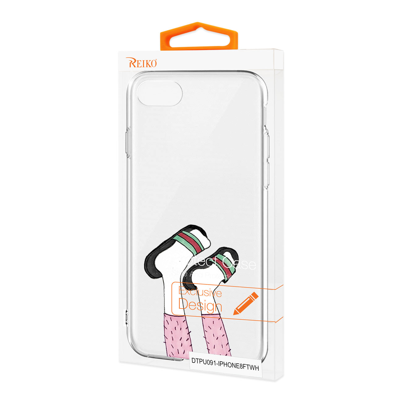 Reiko iPhone 7/8/SE2 Design Air Cushion Case With Feet Design