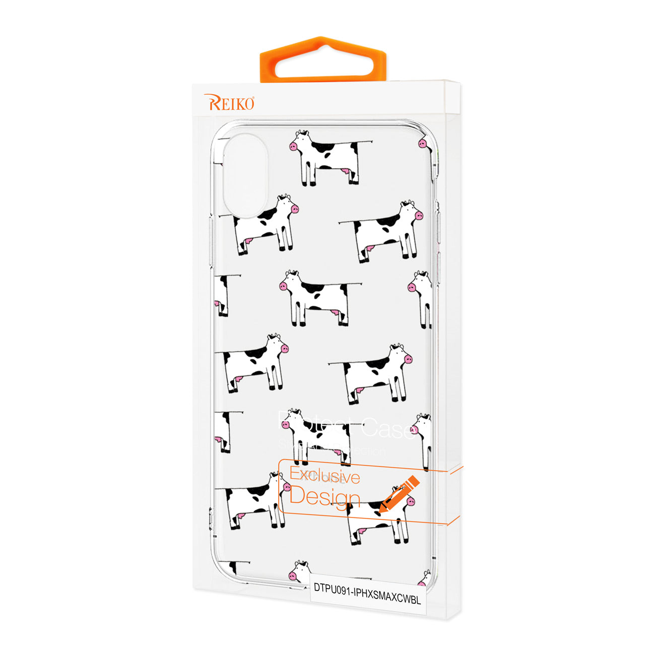 Apple iPhone XS MAX Design Air Cushion Case With Cow Design