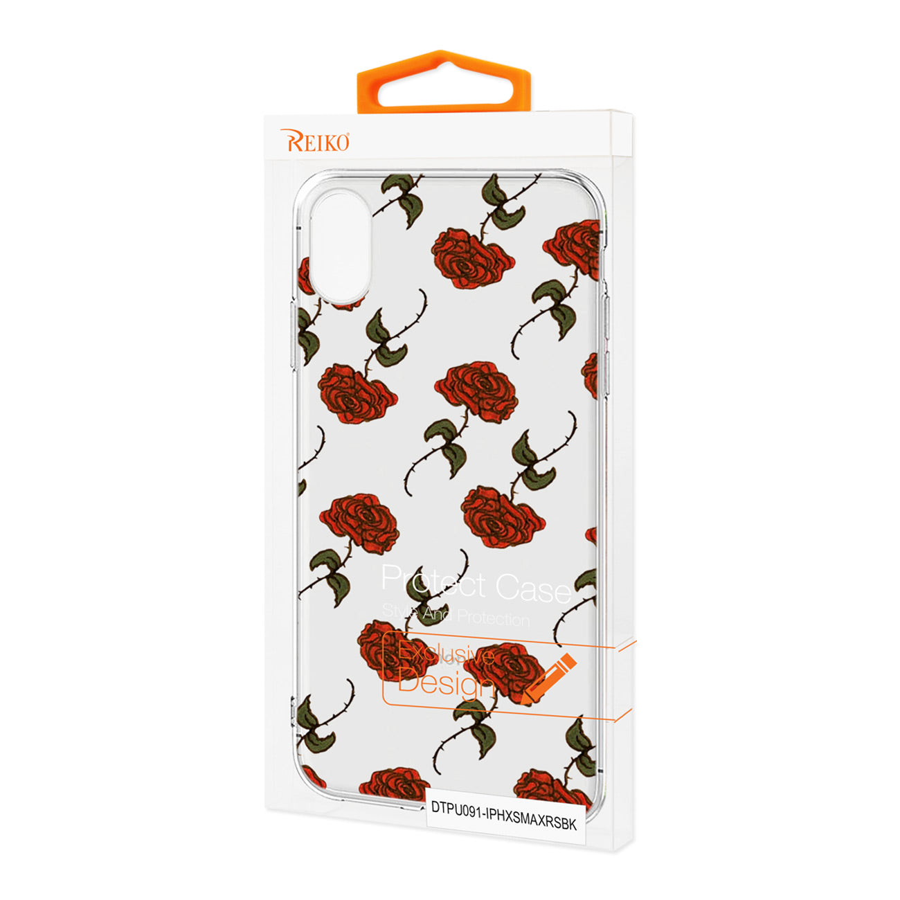 Case Air Cushion With Rose Design Apple iPhone XS Max