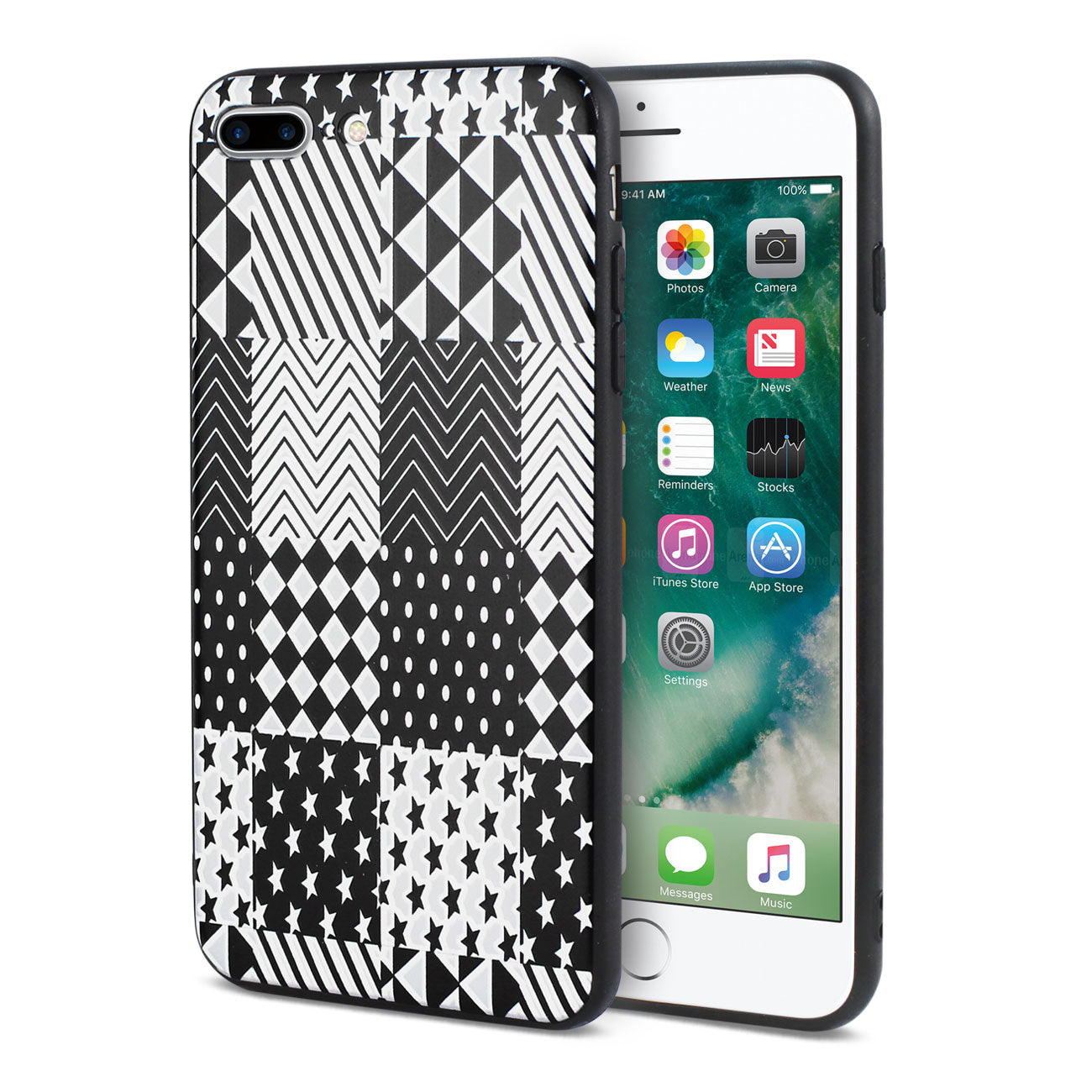 Case TPU With Versatile Shape Patterns iPhone 8 Plus/ 7 Plus