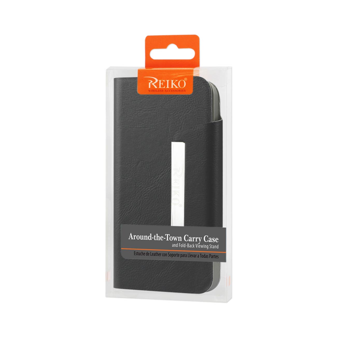 iPhone 5C Flip Folio Card Holder Case With Stand In Black