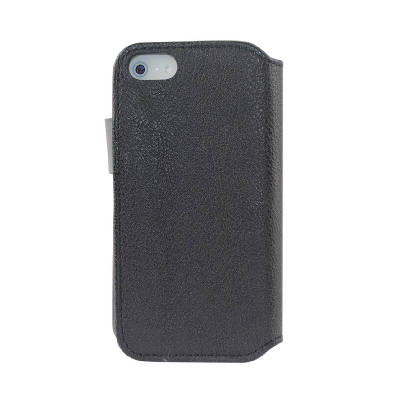 iPhone 5/5S/Se Leather Flip Case With Buckle Closure In Black
