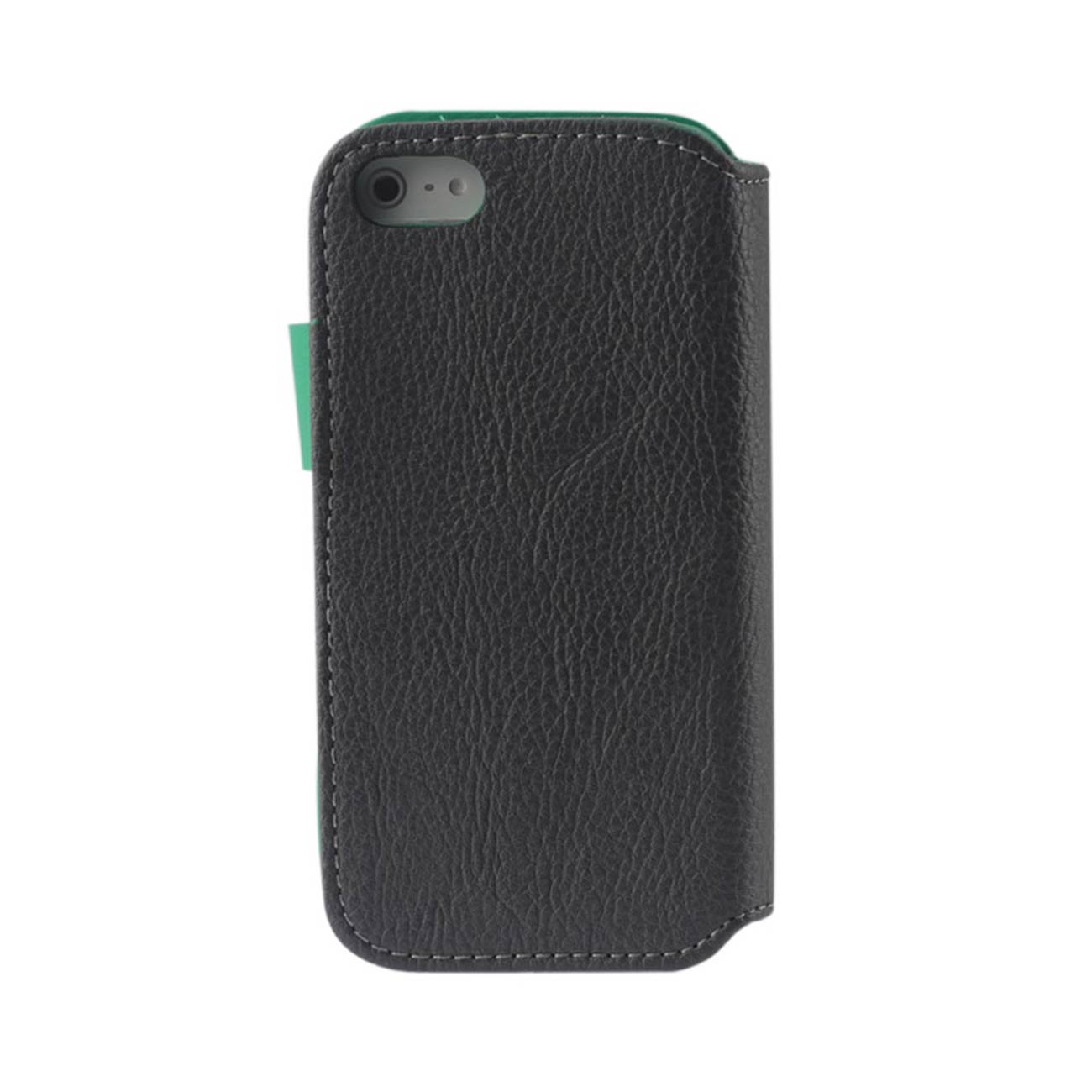 iPhone 5/5S/Se Leather Flip Case With Buckle Closure In Grey