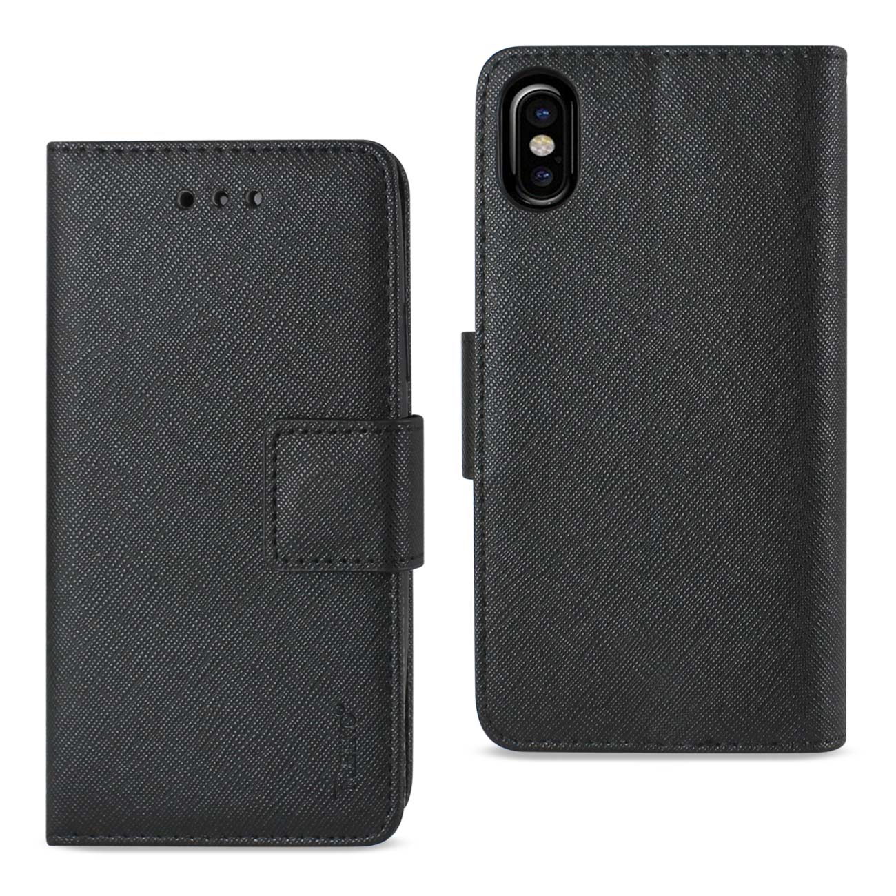 Wallet Case 3 In 1 iPhone X/ iPhone XS Black Color