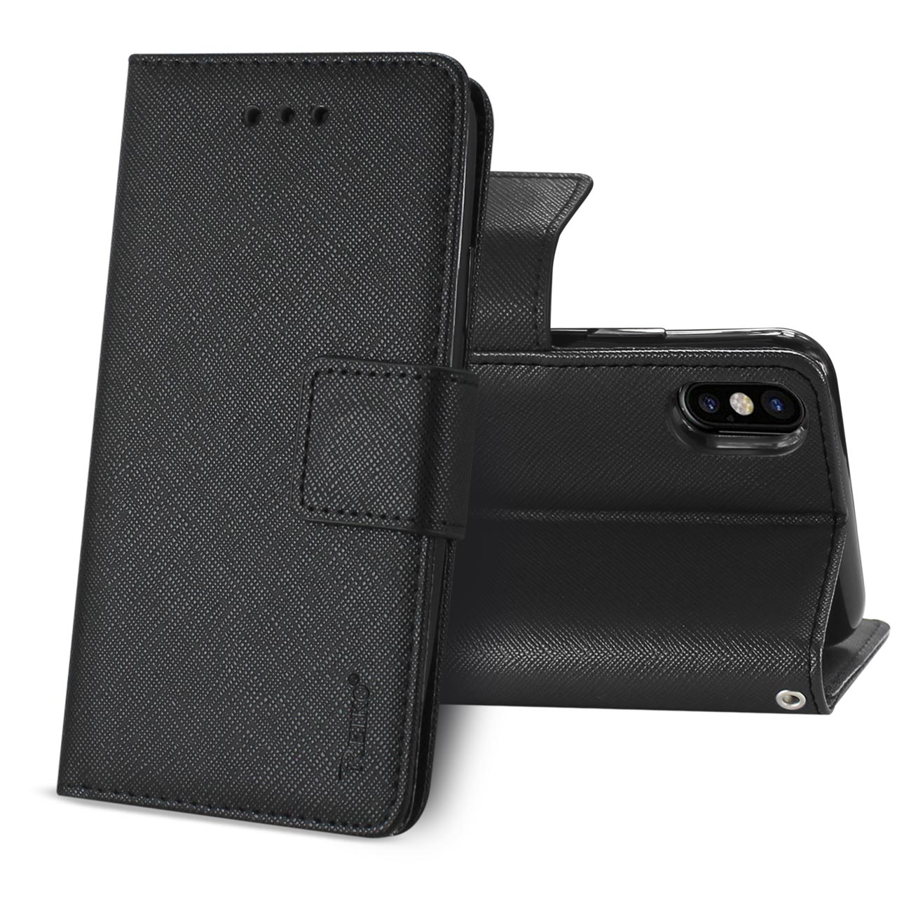 Wallet Case 3 In 1 iPhone X/ iPhone XS Black Color