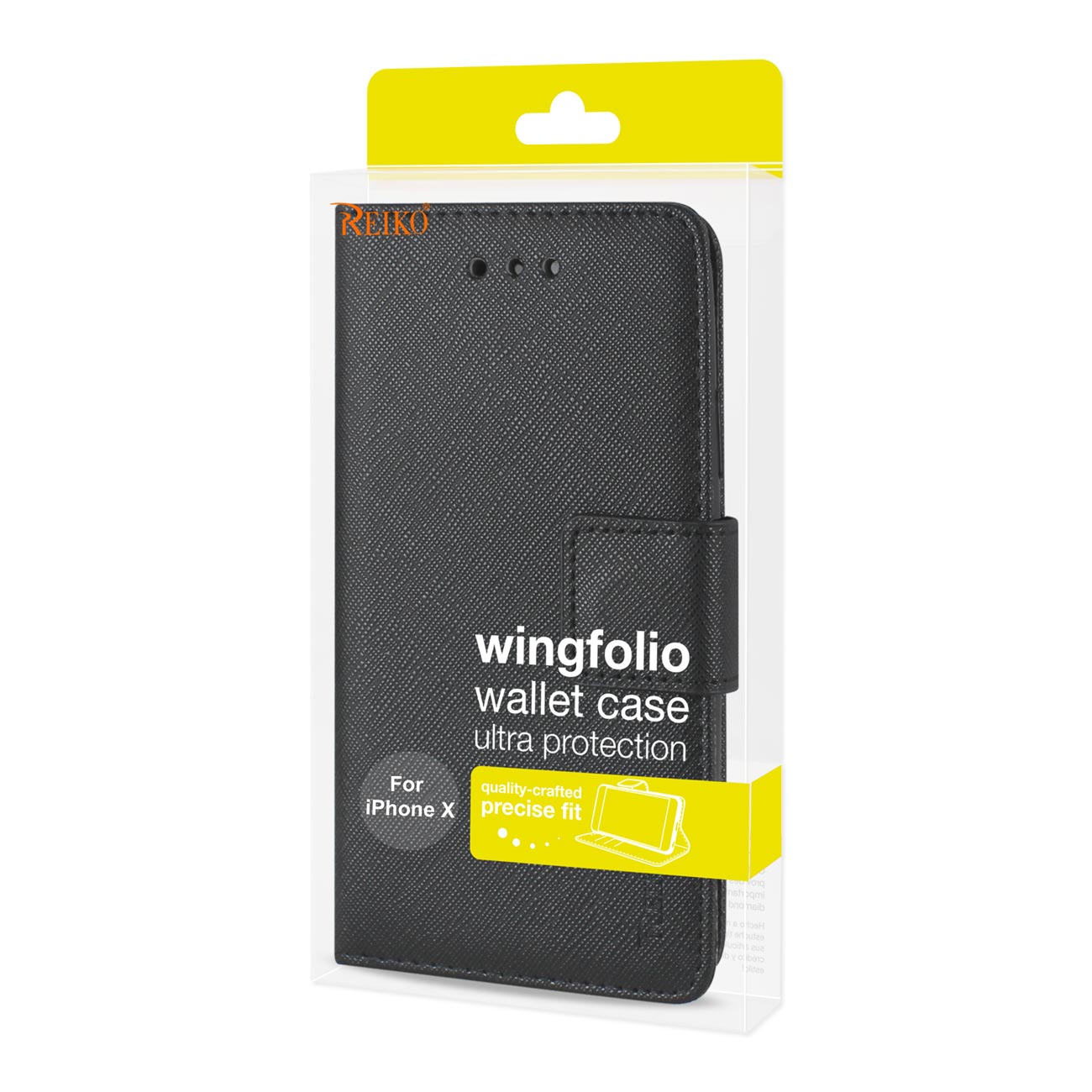 Wallet Case 3 In 1 iPhone X/ iPhone XS Black Color