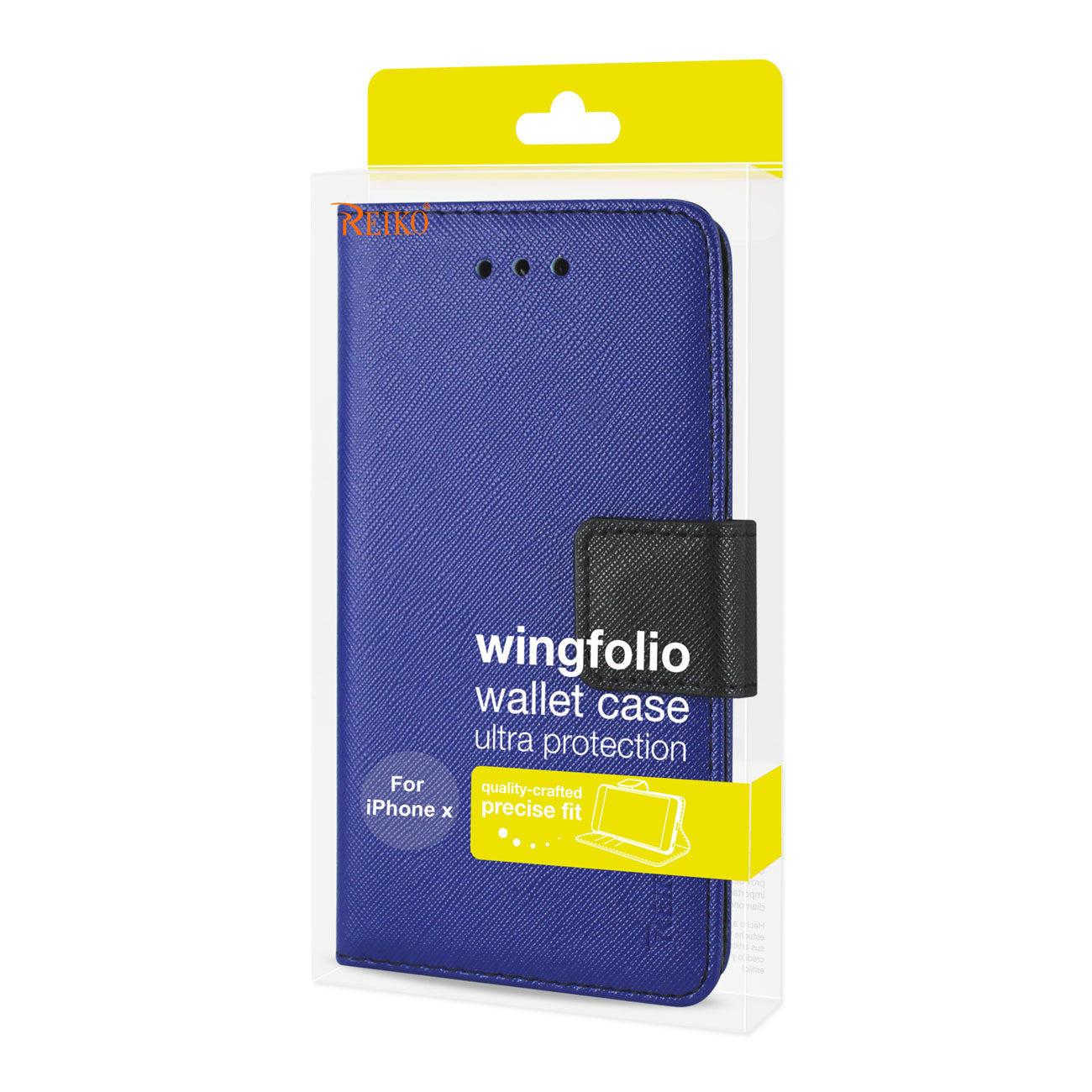 Wallet Case 3 In 1 iPhone X/ iPhone XS Navy Color