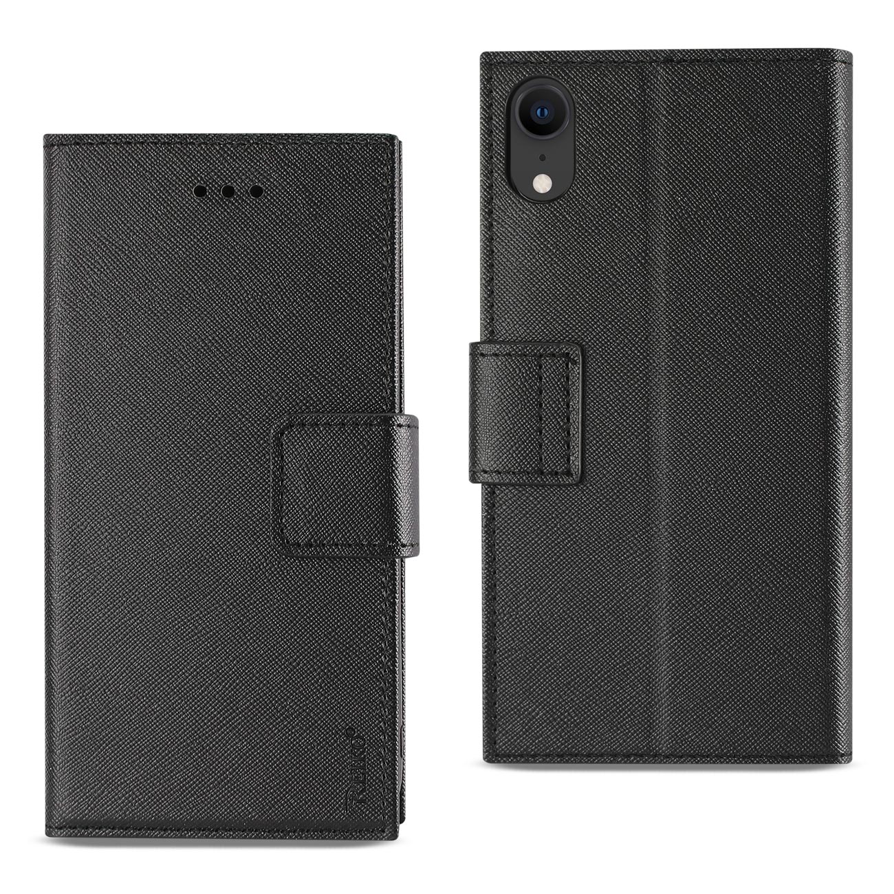 Wallet Case 3 In 1 iPhone XR Black Color