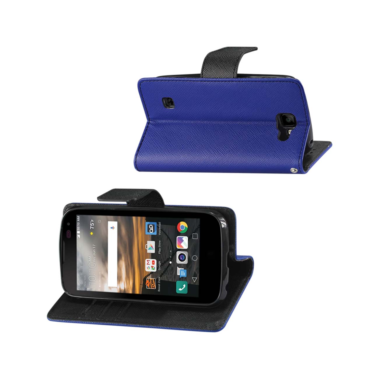 Wallet Case 3-In-1 LG K3 Navy Color