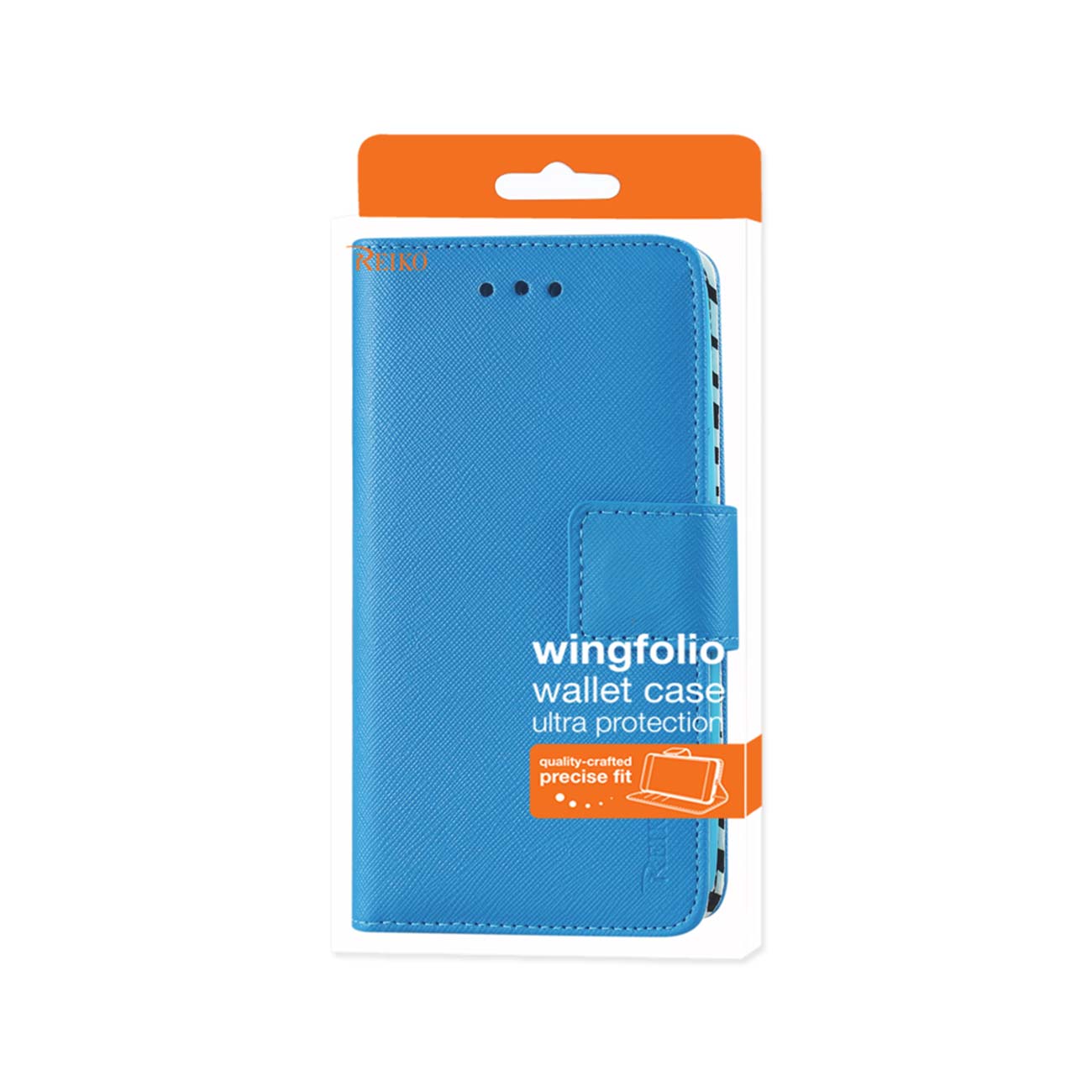 Wallet Case Animal Zebra Print 3-In-1 LG K8 Blue Color