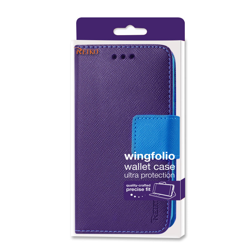 Wallet Case 3-In-1 LG G Stylus Purple Color