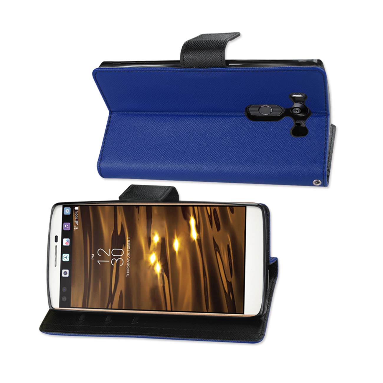 Wallet Case 3-In-1 LG V10 Navy Color