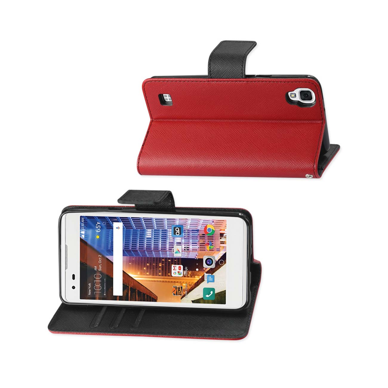 Wallet Case 3 In 1 LG X Style (Tribute HD) Red Color