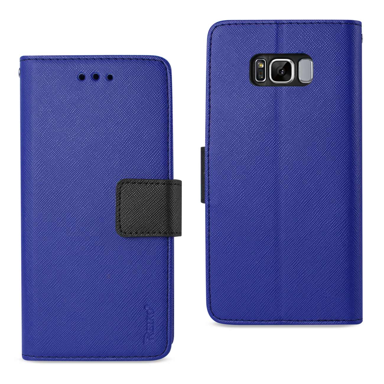 Wallet Case 3 In 1 Samsung Galaxy S8 Edge/ S8 Plus Navy Color