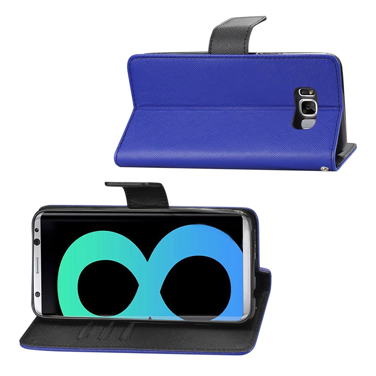 Wallet Case 3 In 1 Samsung Galaxy S8 Edge/ S8 Plus Navy Color