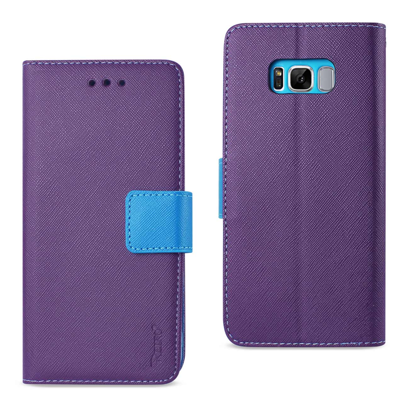 Wallet Case 3 In 1 Samsung Galaxy S8 Edge/ S8 Plus Purple Color