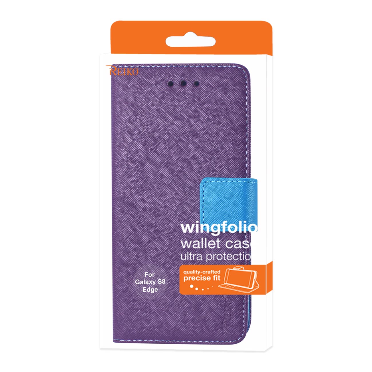 Wallet Case 3 In 1 Samsung Galaxy S8 Edge/ S8 Plus Purple Color