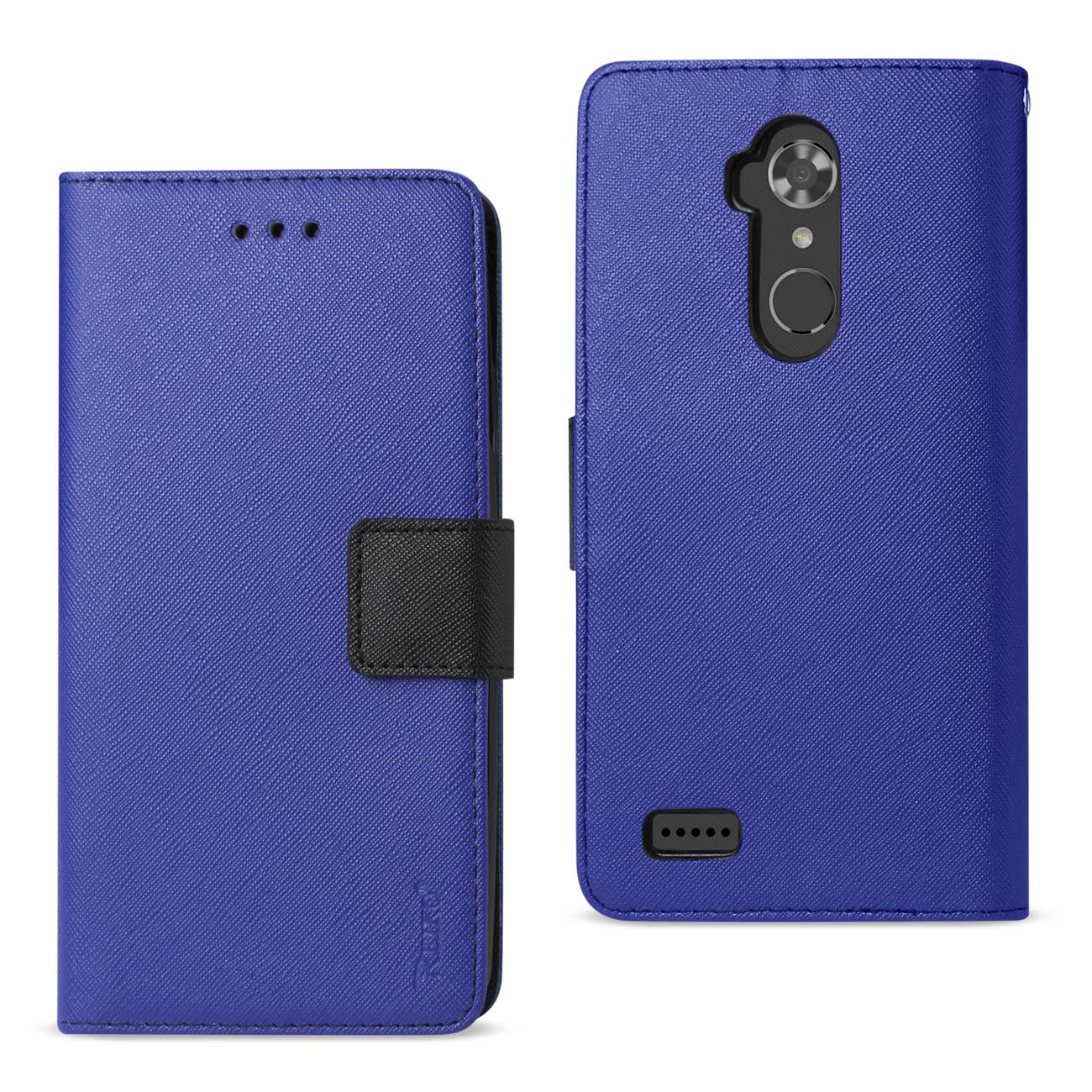 Wallet Case 3-In-1 ZTE Max Xl/ N9560 Navy Color