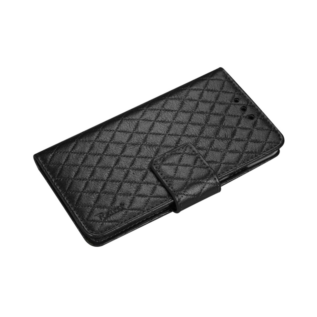 Wallet Case Rhombus iPhone 6 Plus Black Color