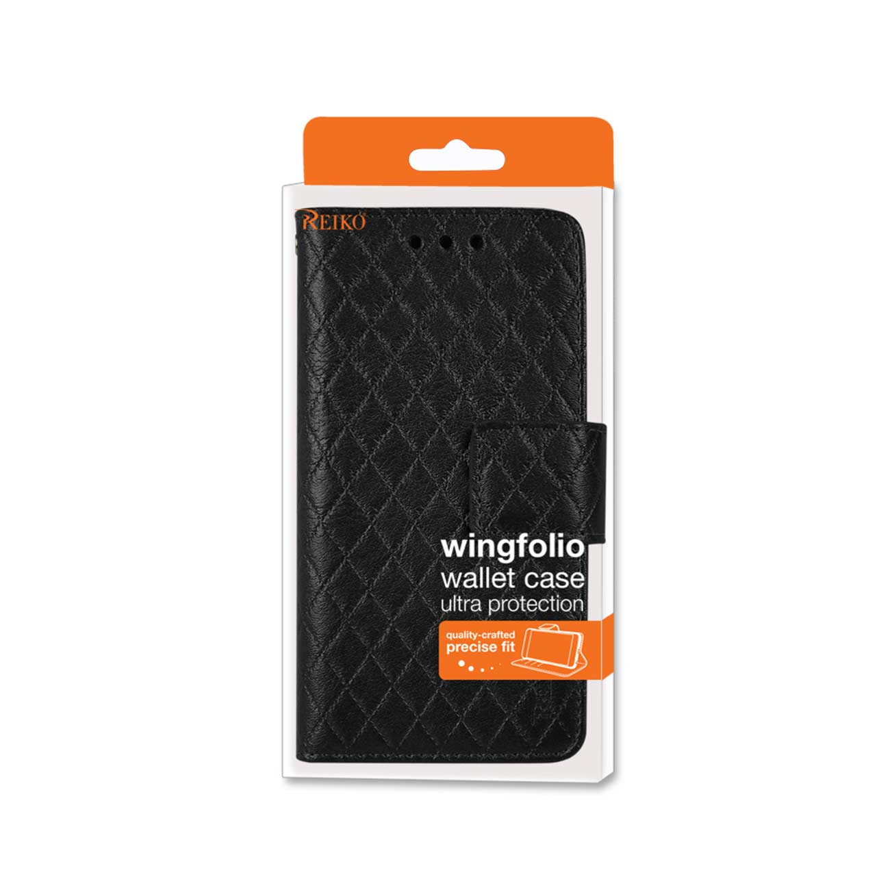 Wallet Case Rhombus iPhone 6 Black Color