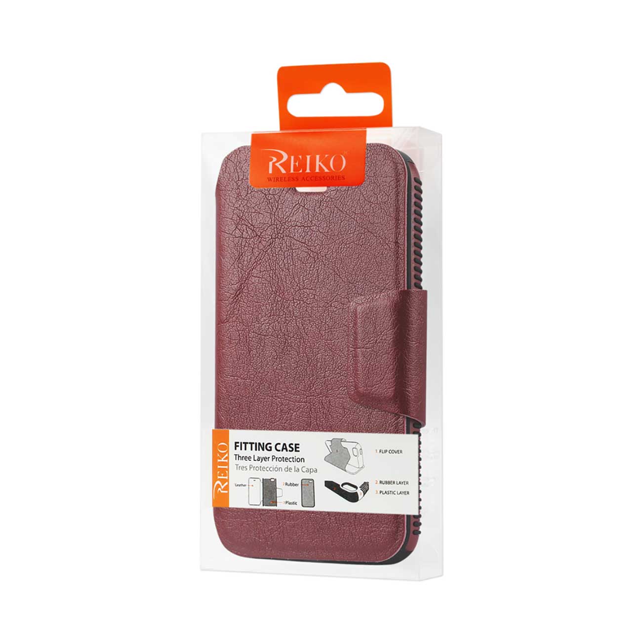 Case Flip With Kickstand Double Protection iPhone 5/ 5S/ SE Black Red Color