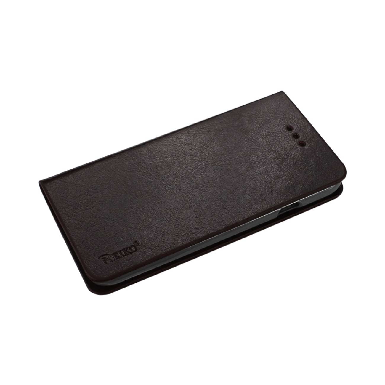 iPhone 6 Plus Flip Folio Case With Card Holder In Brown