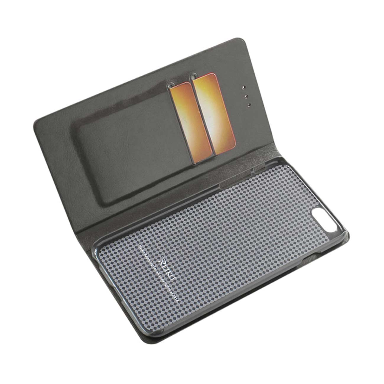 iPhone 6 Plus Flip Folio Case With Card Holder In Gray