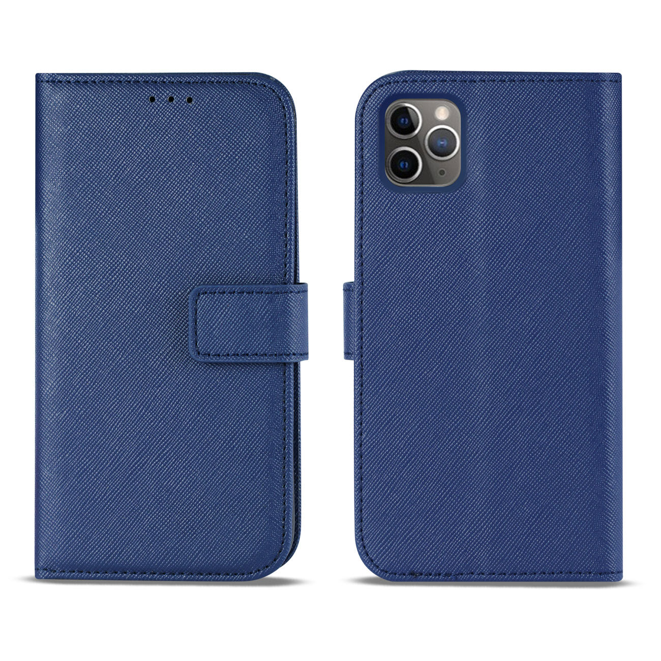 Wallet Case 3 In 1 Apple iPhone 11 Pro Blue Color