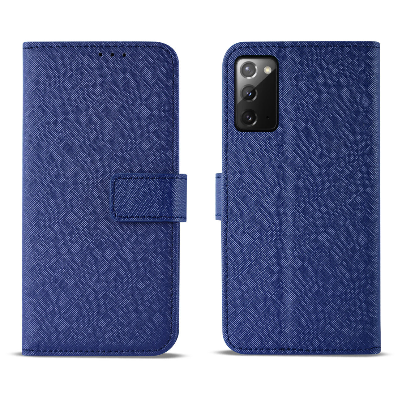 Case Slim Stand With Card Slots Samsung Galaxy Note 20 Blue Color