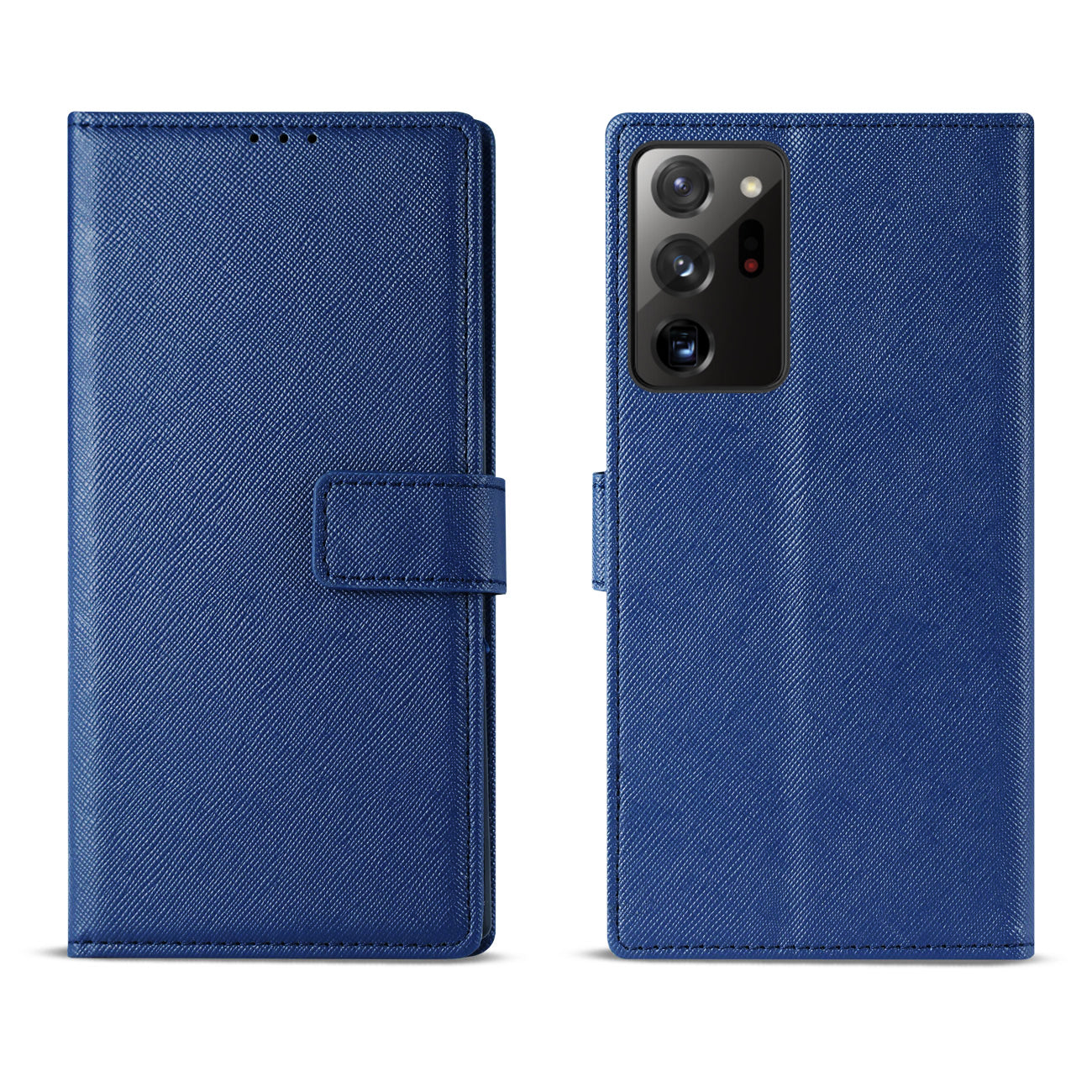 Case Slim Stand with Card Slots Samsung Galaxy Note 20 Ultra Blue Color