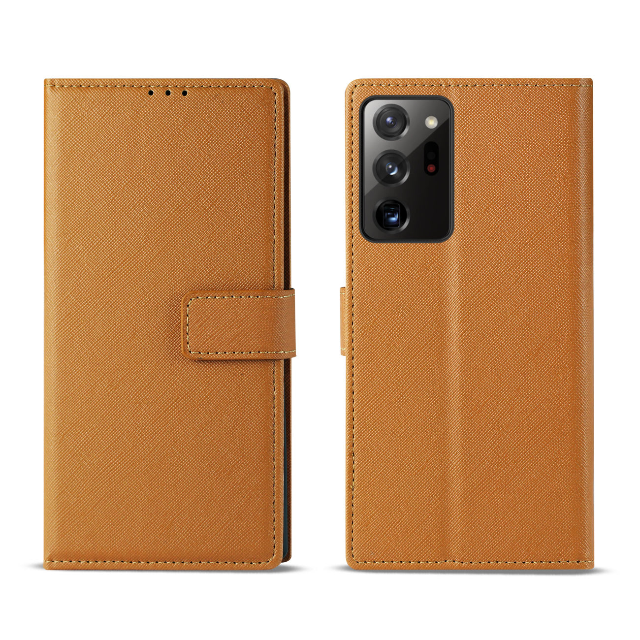 Case Slim Stand with Card Slots Samsung Galaxy Note 20 Ultra Brown Color