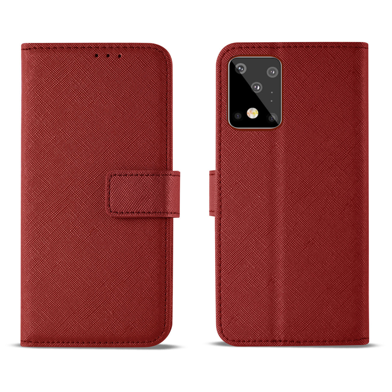 Wallet Case 3 In 1 Reiko Samsung Galaxy S20 Ultra Red Color
