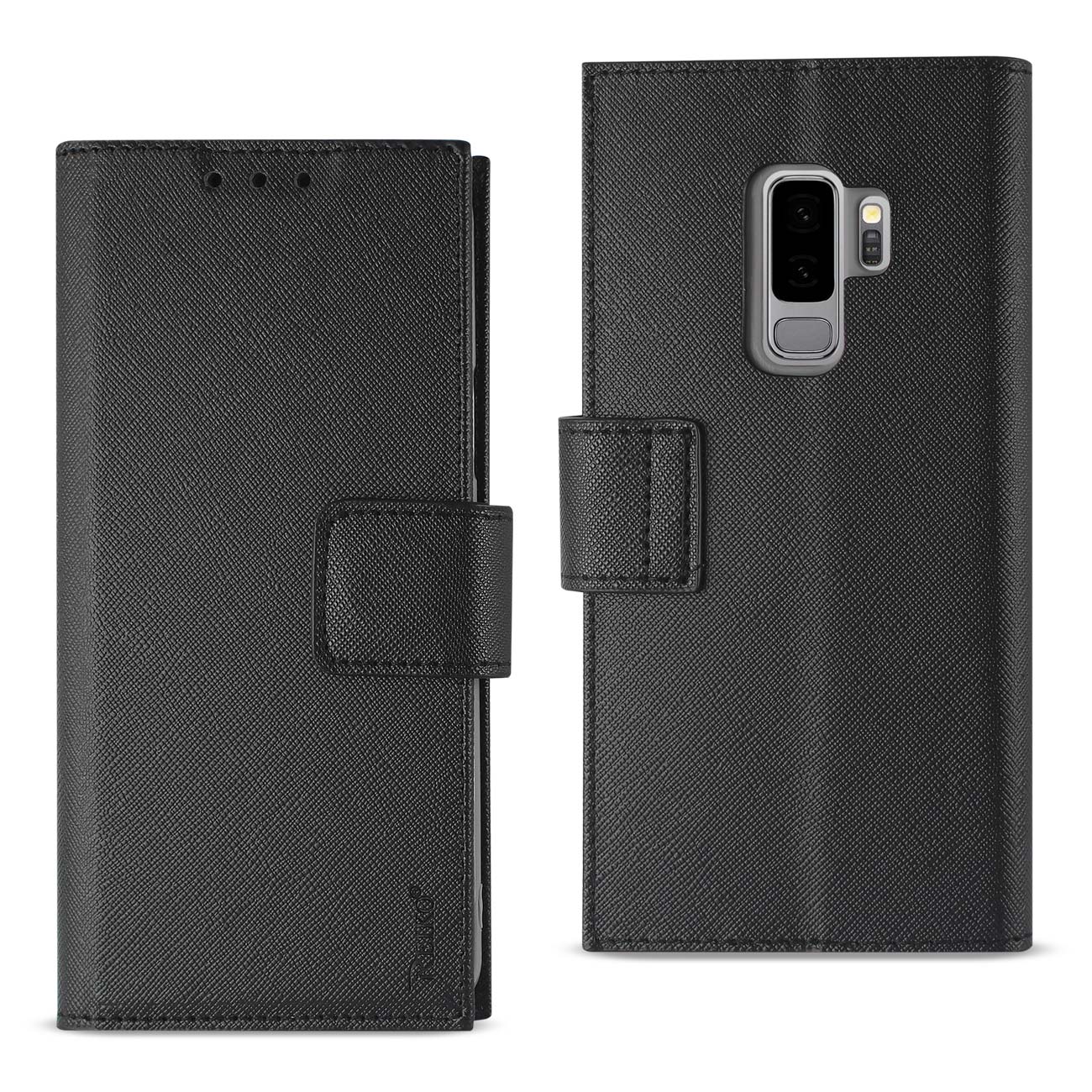 Samsung Galaxy S9 Plus 3-In-1 Wallet Case In Black