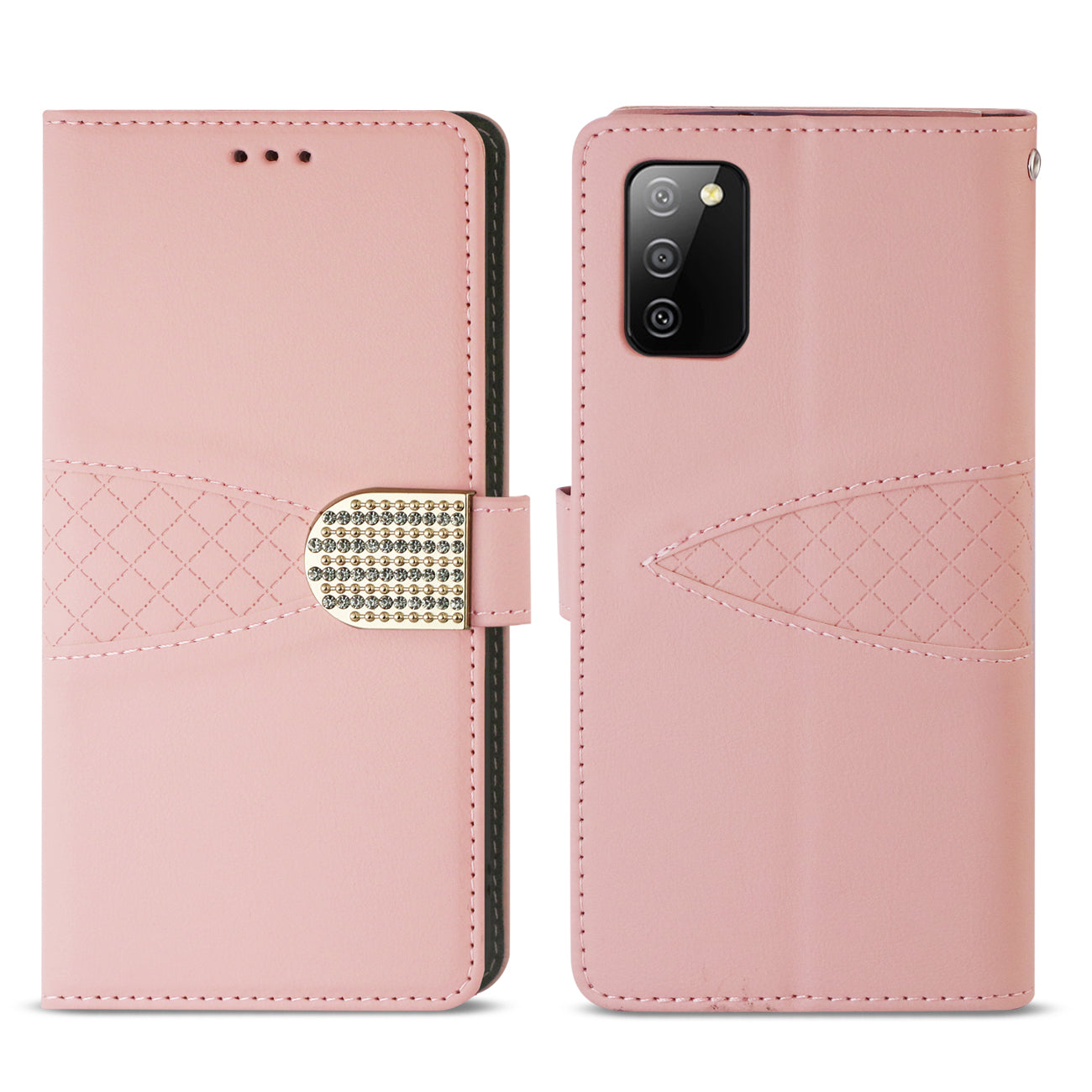 Reiko Samsung Galaxy A02S 3-In-1 Wallet Case In Pink