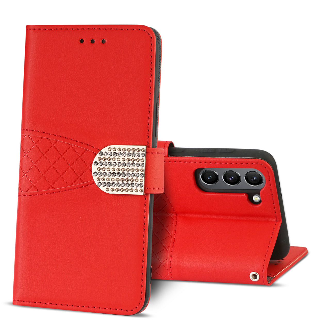 Wallet Case 3-In-1 Samsung Galaxy S21/ S30 Red Color