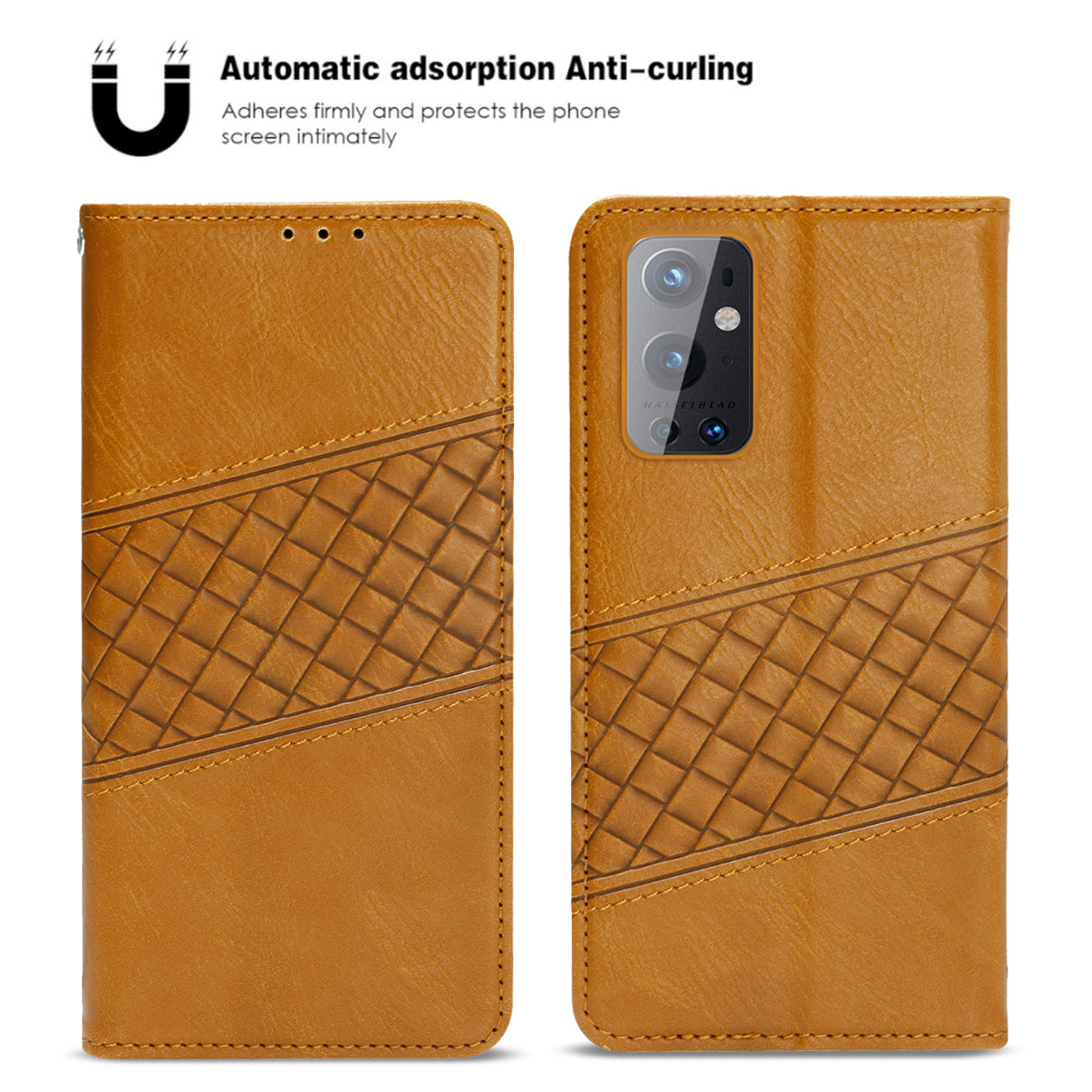 Reiko ONE PLUS 9 PRO 5G 3-In-1 Wallet Case In Brown