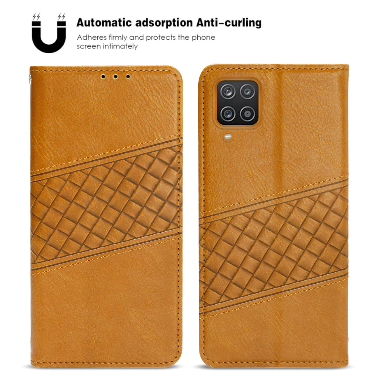 Reiko Samsung Galaxy A12/5G 3-In-1 Wallet Case In Brown