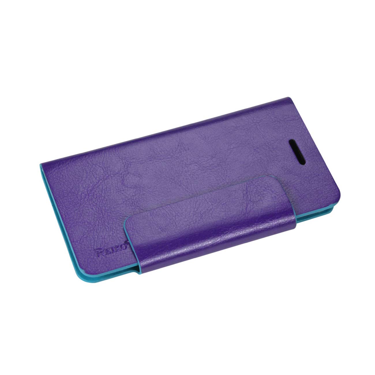 Wallet Case Flip Folio iPhone 6 Plus Blue And Purple Color
