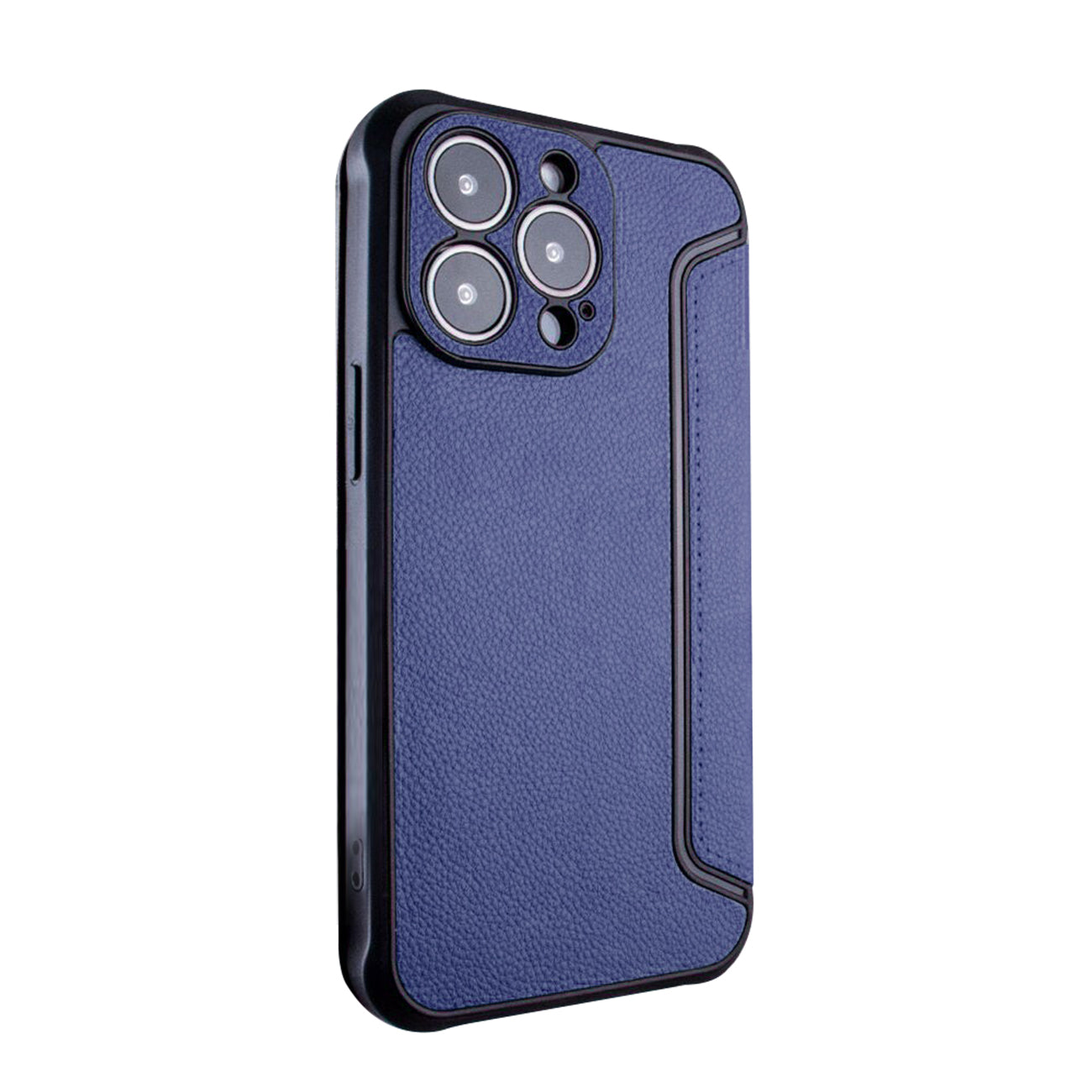 Wallet Phone Case Leather Magnetic Apple iPhone 14 Pro Max Navy Color