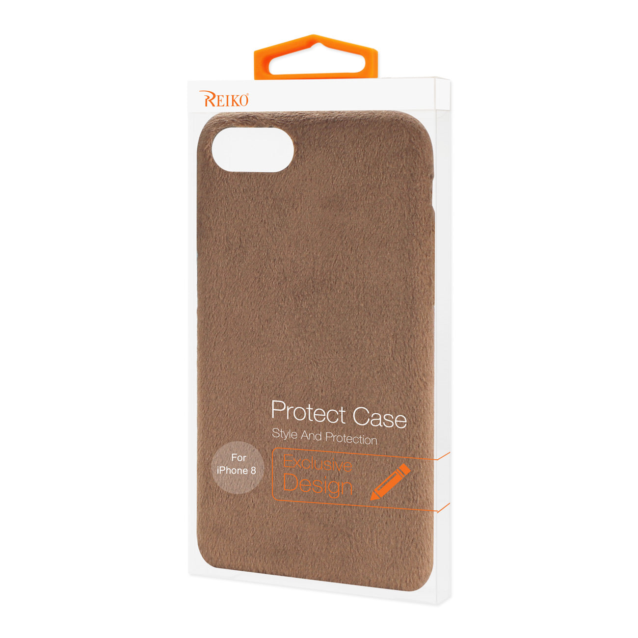 Case TPU Soft Fuzzy Fur iPhone 7/8/SE2 Brown Color
