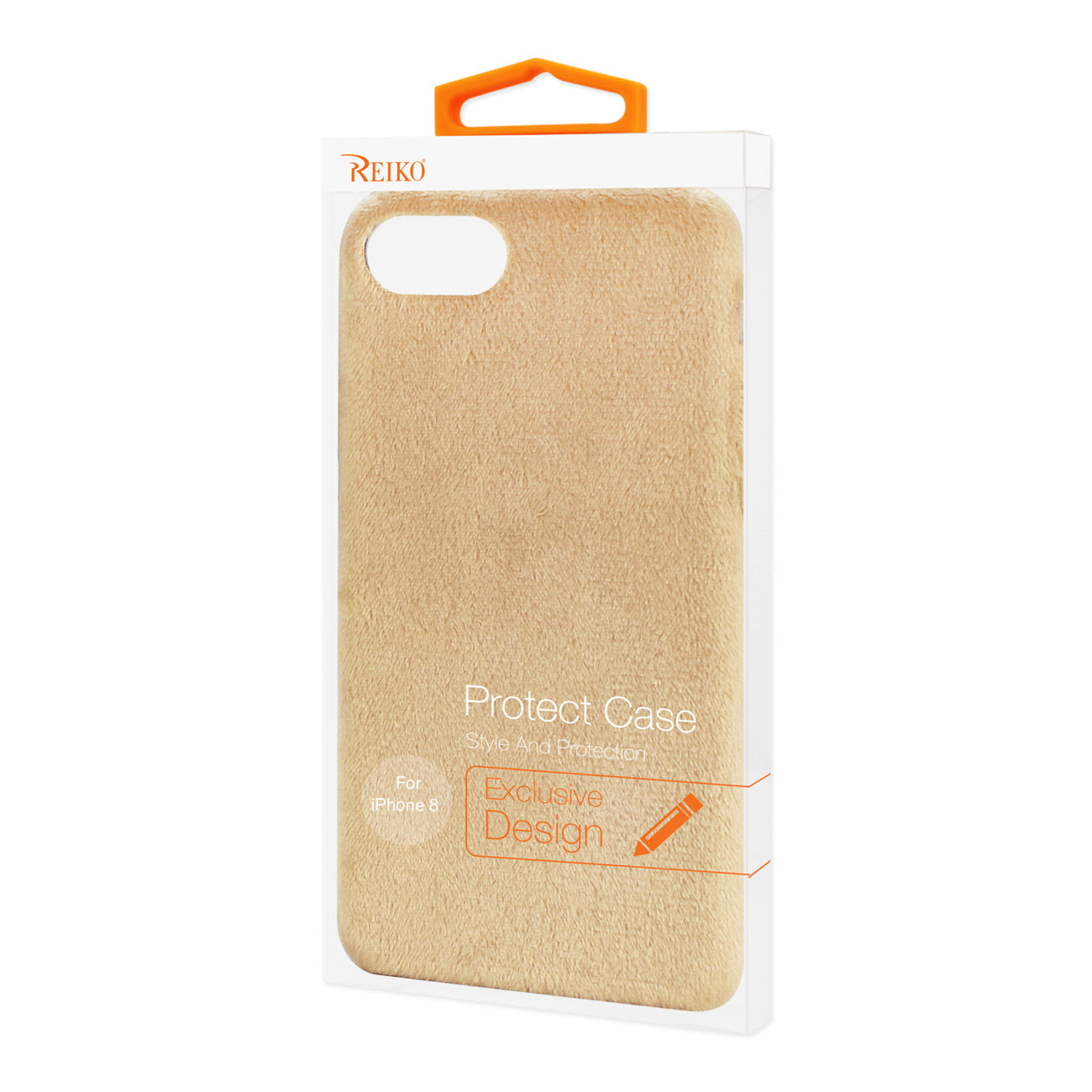 Case TPU Soft Fuzzy Fur iPhone 7/8/SE2 Camel Color