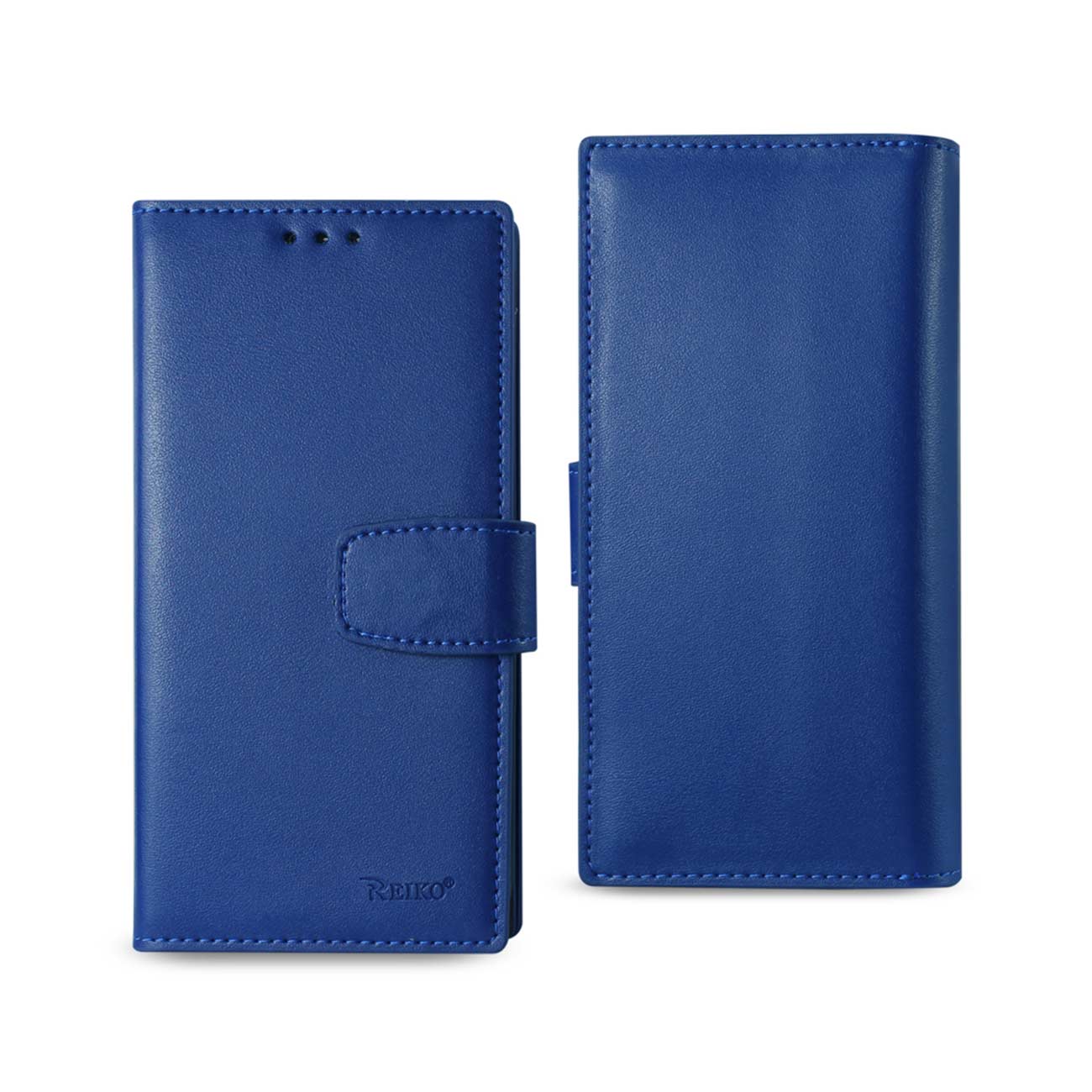 Wallet Case Genuine Leather RFID Samsung Galaxy S7 Edge Ultramarine Color