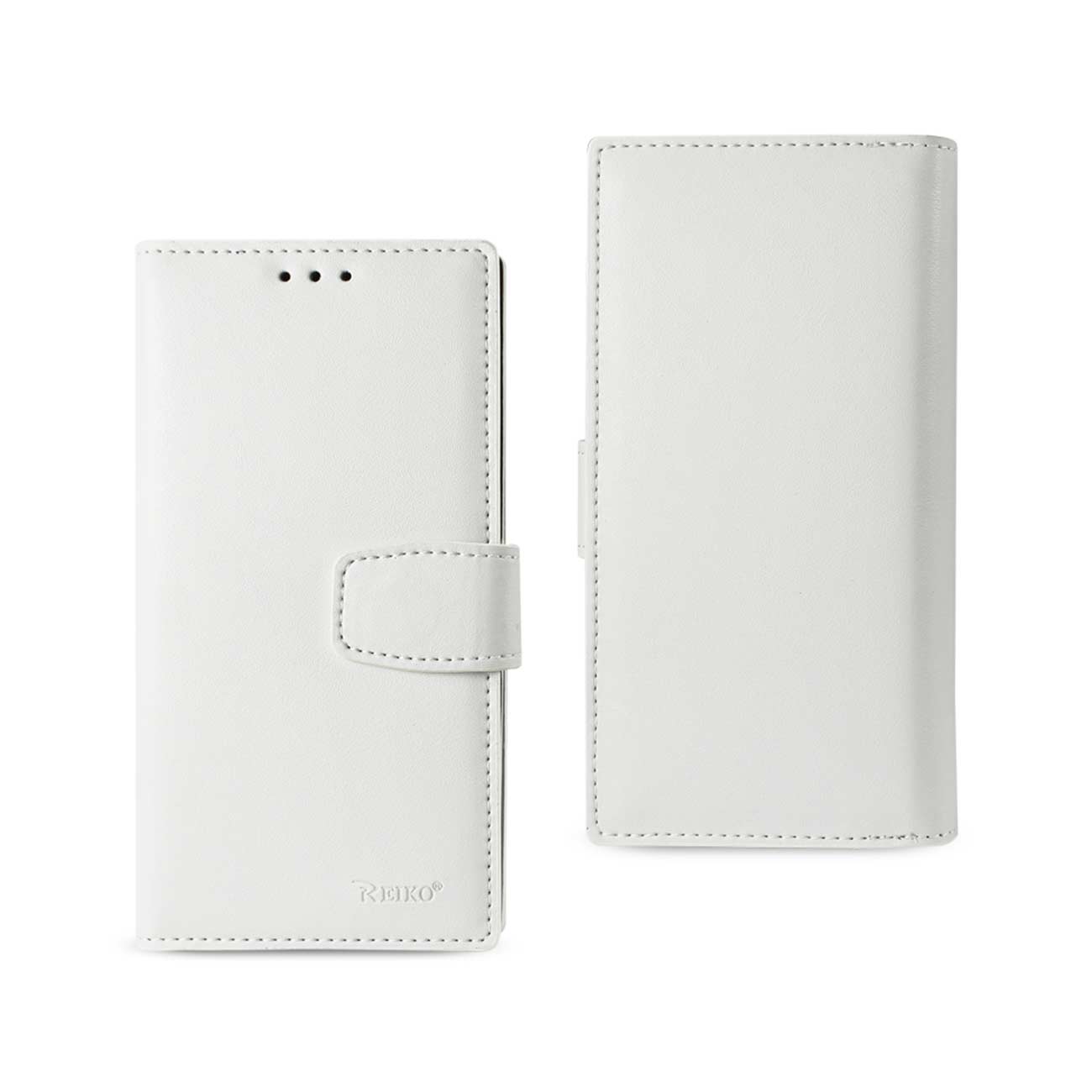 Wallet Case Genuine Leather RFID Samsung Galaxy S7 Ivory Color