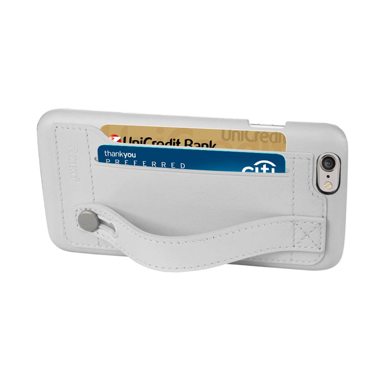 Case Genuine Leather Hand Strap iPhone 6 Ivory Color